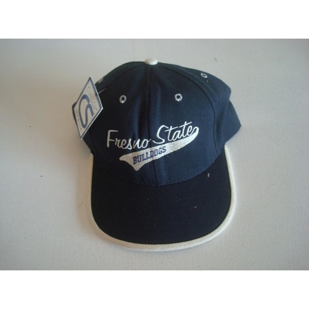 FRESNO STATE BULLDOGS SCRIPT ‎   STRAPBACK   BEACH GOLF   HAT CAP VINTAGE A4